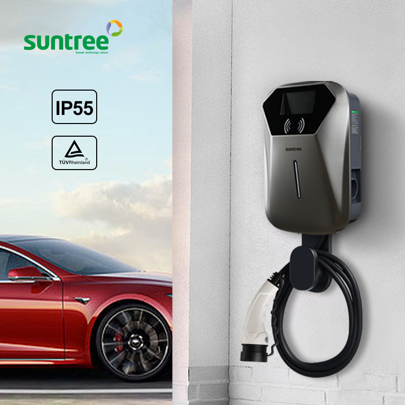 Wallbox Ev - 7-22kw AC Ocpp Duvara Monte Edilen