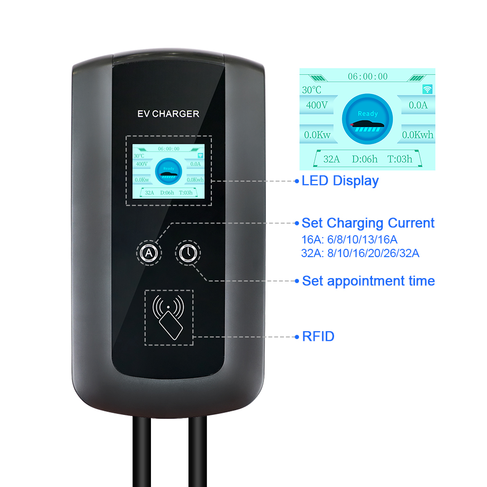 Kolanky 32A 7.2/22KW EV Şarj İ - Wallbox Ev incelemesi ve fiyatı